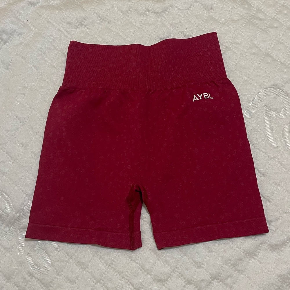 AYBL Red Speckle, Scrunch Shorts